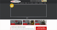 Desktop Screenshot of kmaforklifts.com